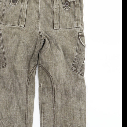 Asda George Boys Beige   Straight Jeans Size 2-3 Years