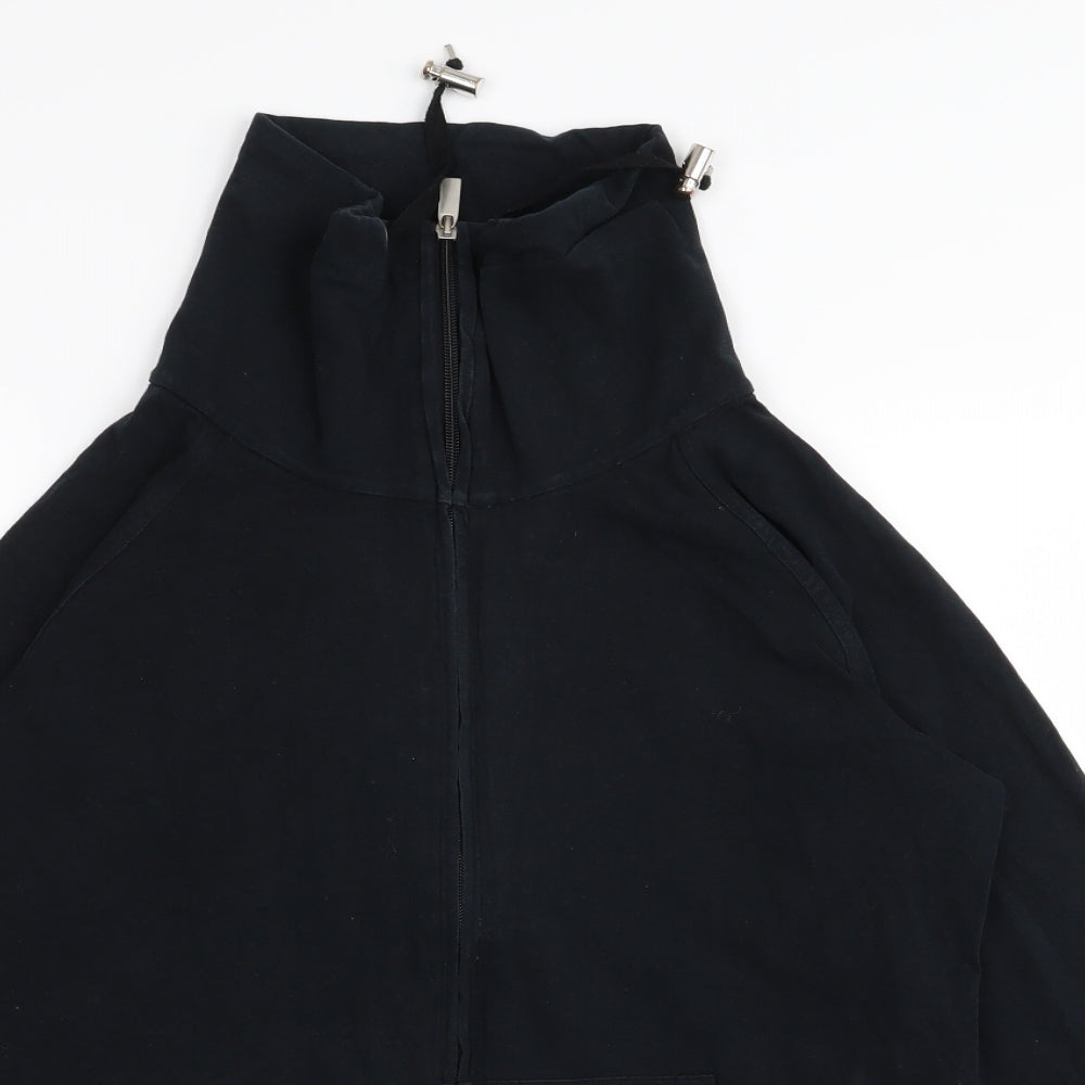 Marks & Spencer Womens Black   Full Zip Jumper Size 14