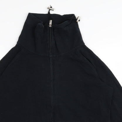 Marks & Spencer Womens Black   Full Zip Jumper Size 14