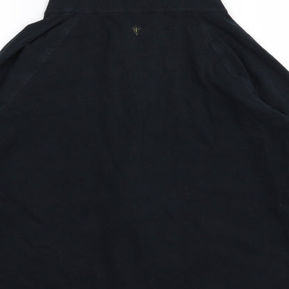 Marks & Spencer Womens Black   Full Zip Jumper Size 14