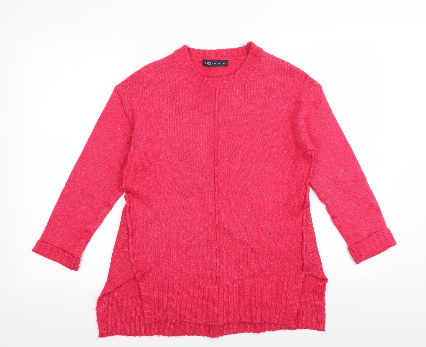 M&S Womens Pink   Pullover Jumper Size S