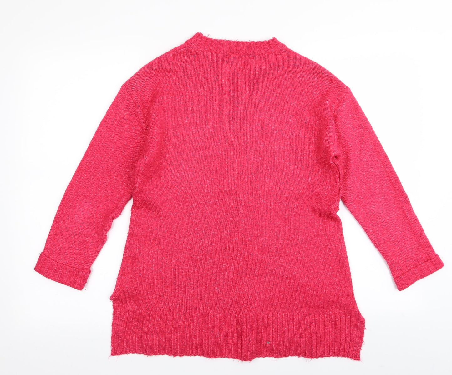 M&S Womens Pink   Pullover Jumper Size S