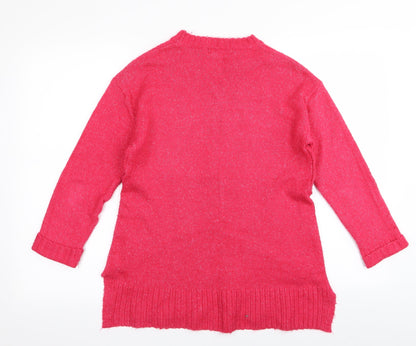 M&S Womens Pink   Pullover Jumper Size S