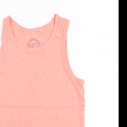 Next Girls Pink   Basic Tank Size 8 Years