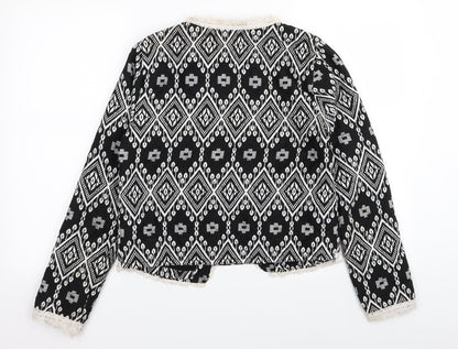 Primark Womens Multicoloured Argyle/Diamond  Jacket  Size 10