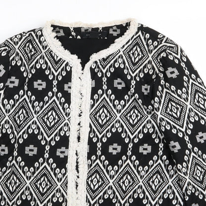 Primark Womens Multicoloured Argyle/Diamond  Jacket  Size 10