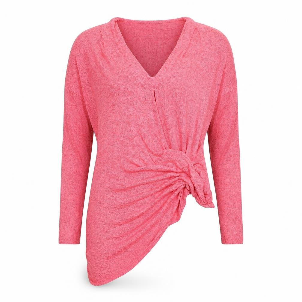 Womens UK Size 6 River Island Pink Basic T-Shirt