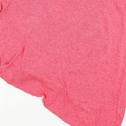 Womens UK Size 6 River Island Pink Basic T-Shirt