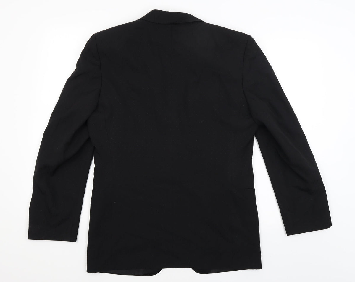 Bruno Kirches Mens Black   Jacket Blazer Size 38