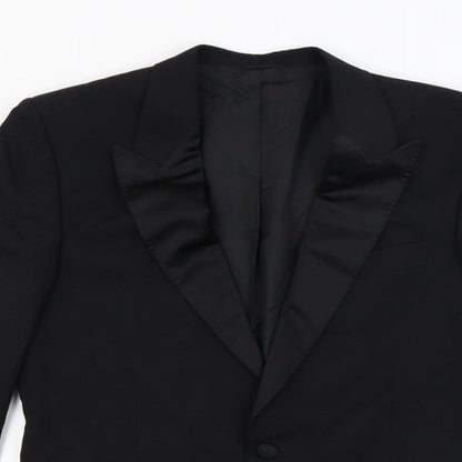 Bruno Kirches Mens Black   Jacket Blazer Size 38