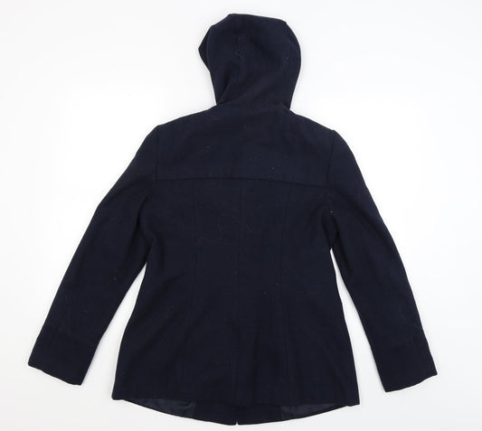 George Womens Blue   Overcoat Coat Size 10