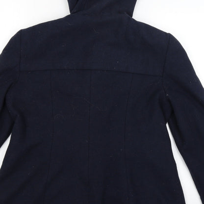 George Womens Blue   Overcoat Coat Size 10