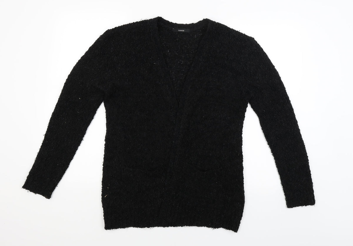 George Womens Black   Wrap Jumper Size 12