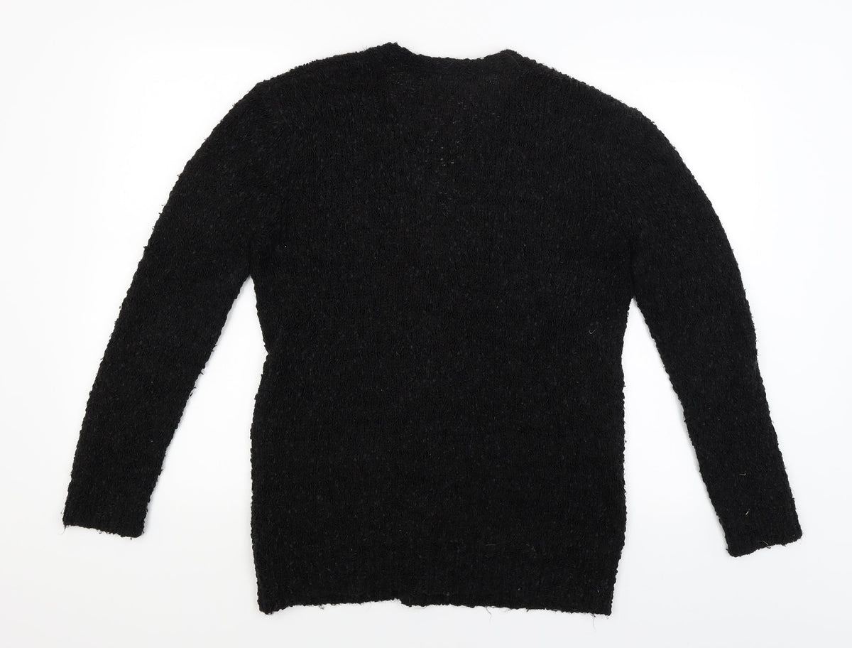 George Womens Black   Wrap Jumper Size 12