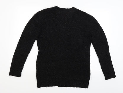 George Womens Black   Wrap Jumper Size 12