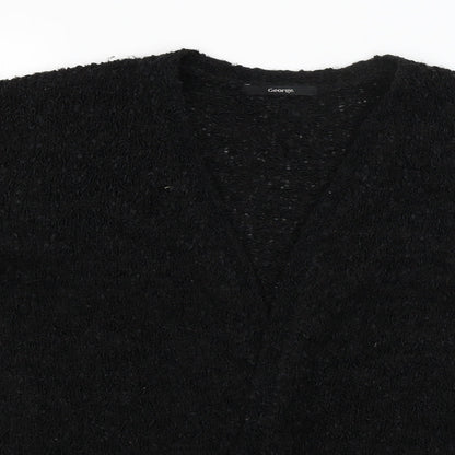 George Womens Black   Wrap Jumper Size 12