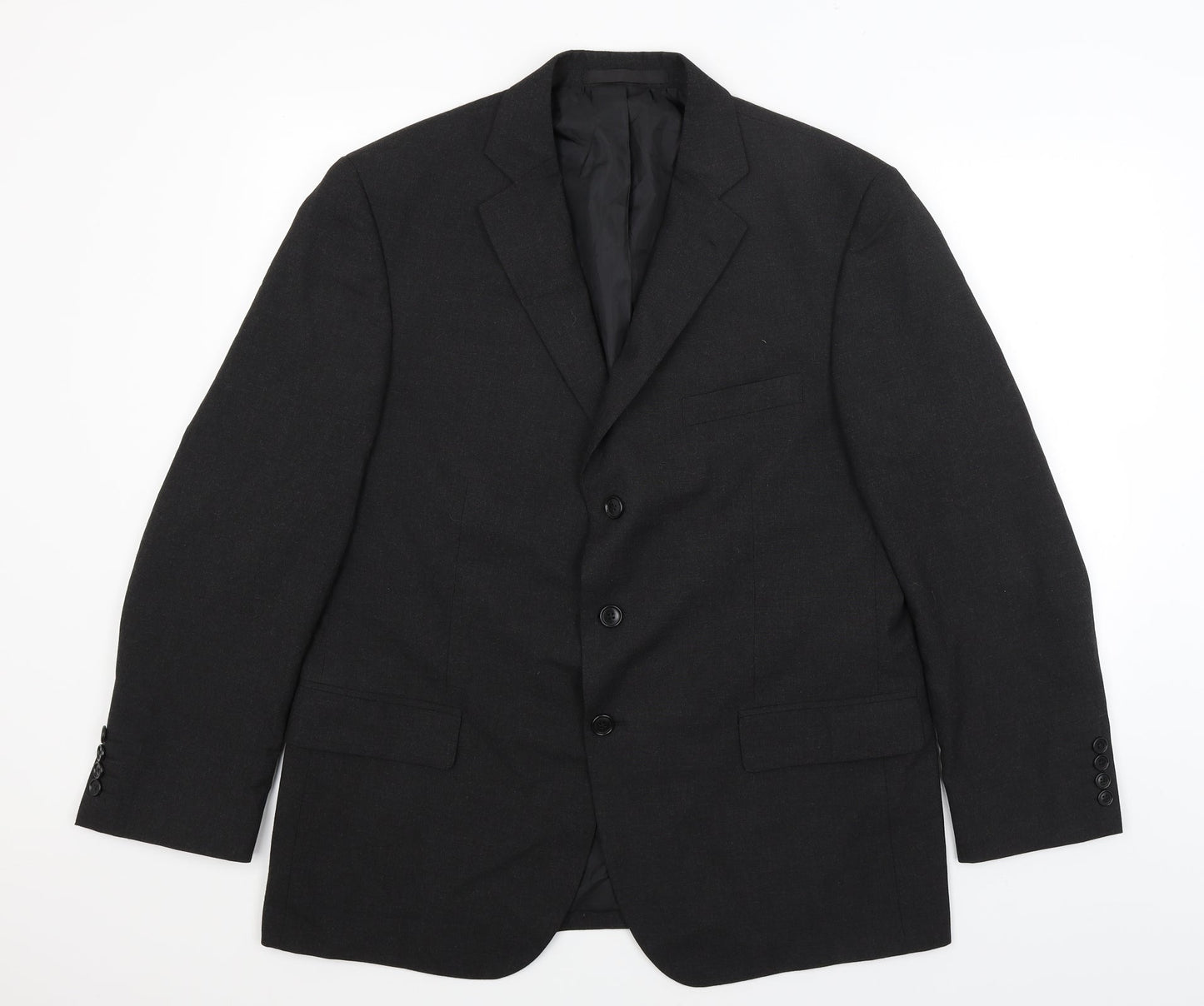 Mens UK Size 42 Marks and Spencer Regular Black Suit Jacket