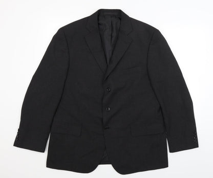 Mens UK Size 42 Marks and Spencer Regular Black Suit Jacket