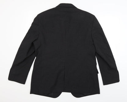 Mens UK Size 42 Marks and Spencer Regular Black Suit Jacket