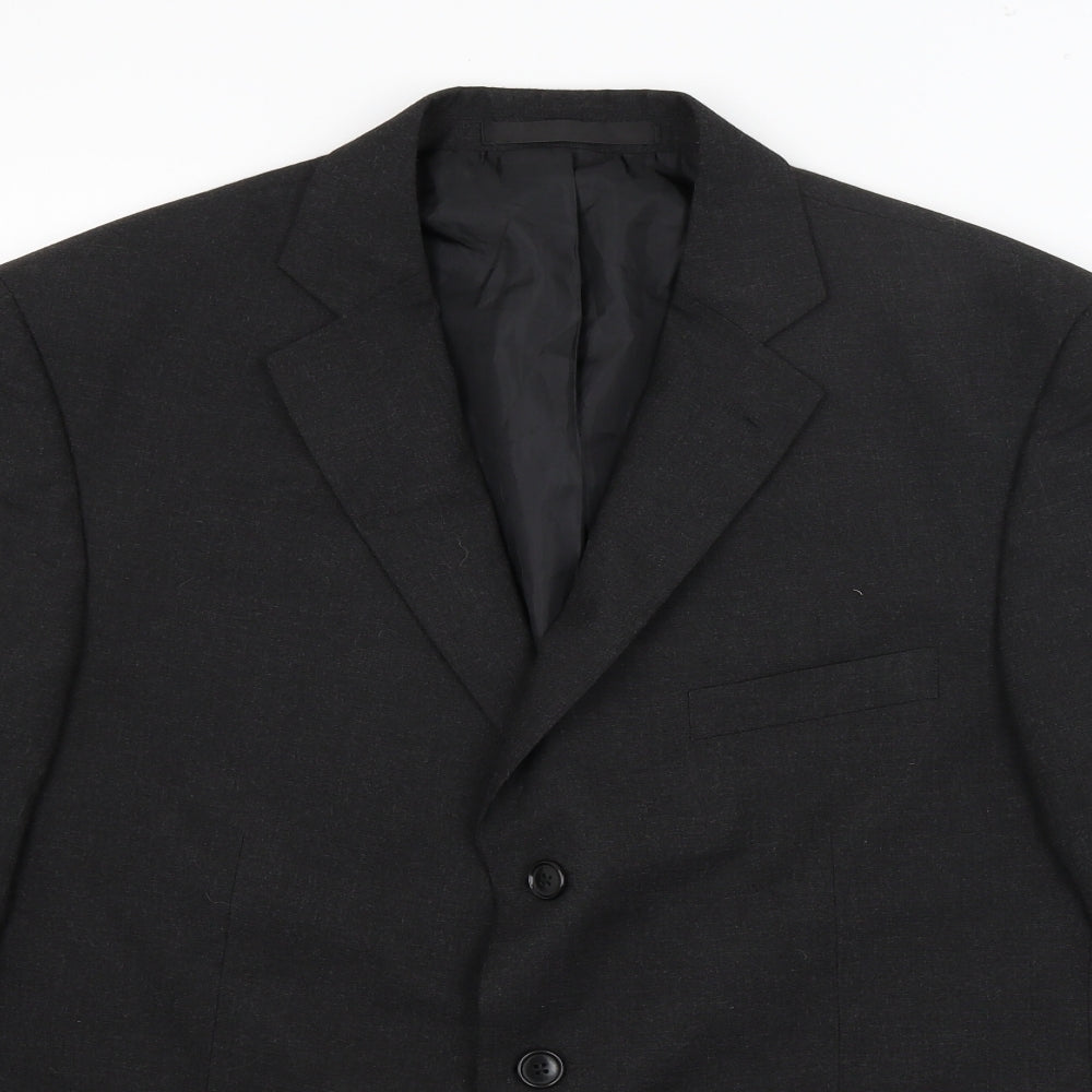 Mens UK Size 42 Marks and Spencer Regular Black Suit Jacket