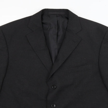 Mens UK Size 42 Marks and Spencer Regular Black Suit Jacket