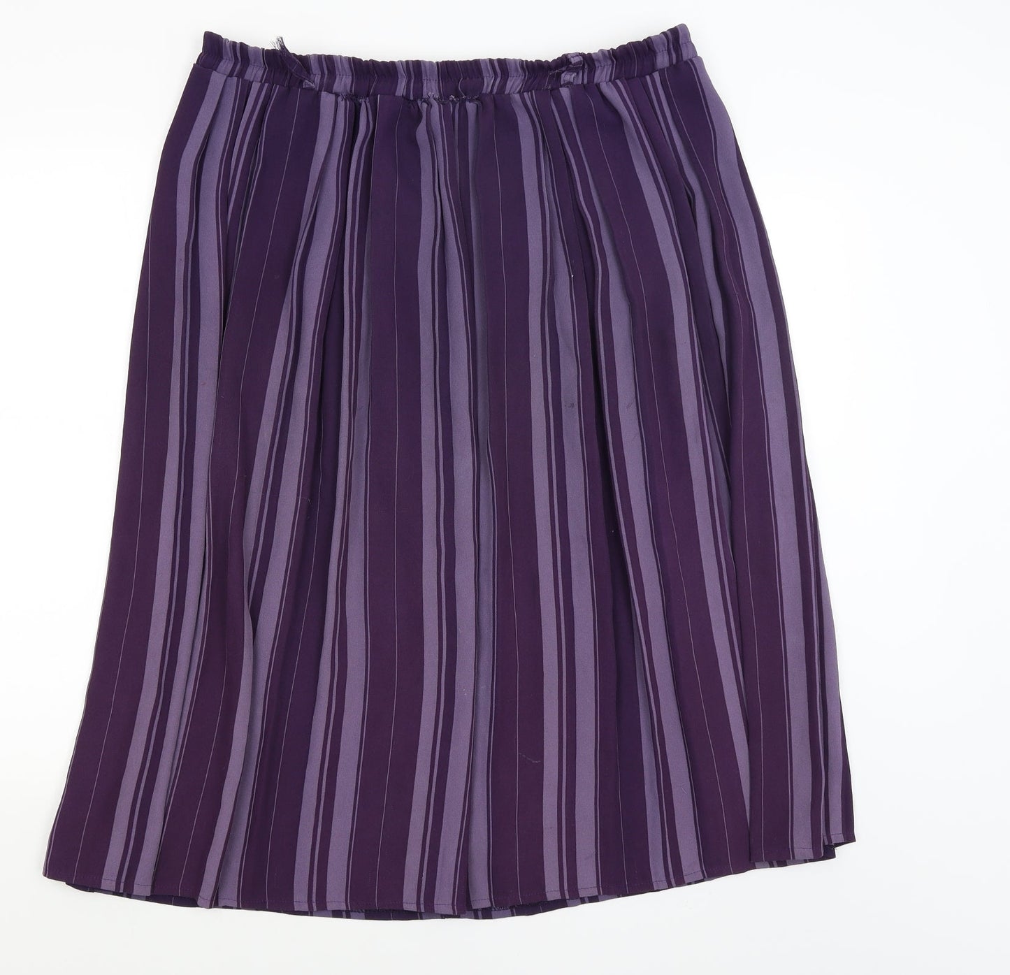 Womens UK Size L Preworn Pleated  Skirt
