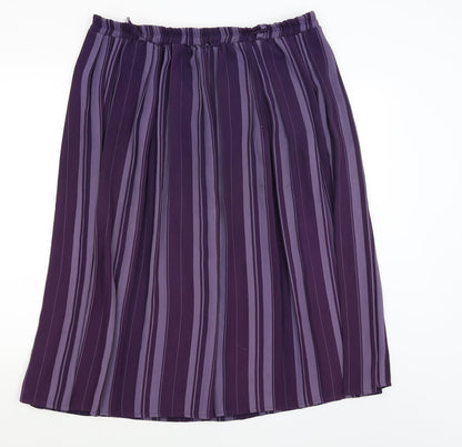 Womens UK Size L Preworn Pleated  Skirt