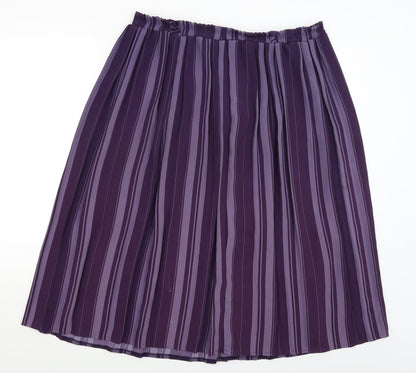 Womens UK Size L Preworn Pleated  Skirt