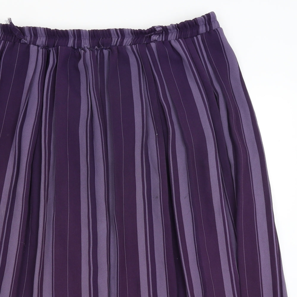 Womens UK Size L Preworn Pleated  Skirt