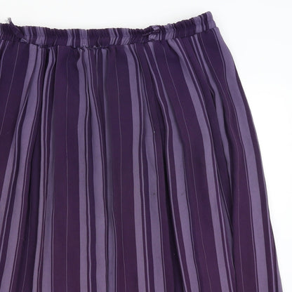 Womens UK Size L Preworn Pleated  Skirt