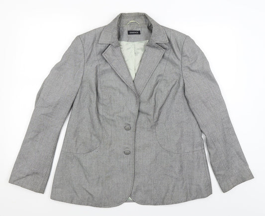 Womens UK Size 16 essence Regular Grey Blazer