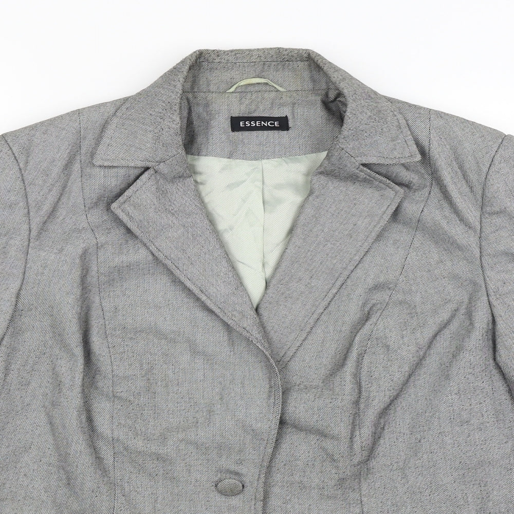 Womens UK Size 16 essence Regular Grey Blazer