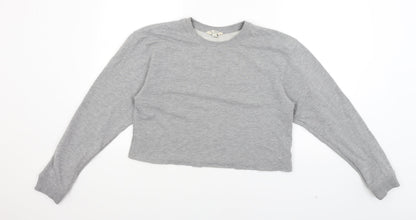 Miss Selfridge Womens Grey   Pullover Sweatshirt Size 12