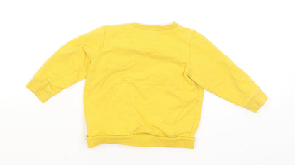 H&M Baby Yellow   Pullover Jumper Size 9-12 Months