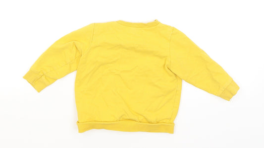 H&M Baby Yellow   Pullover Jumper Size 9-12 Months