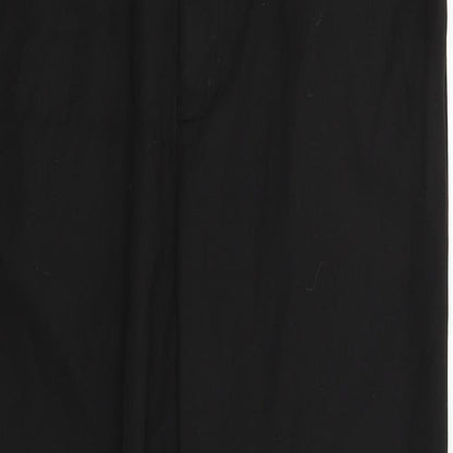 Urban Spirit Mens Black   Dress Pants Trousers Size 34 in L29 in