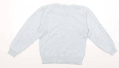 C and A Womens Blue   Pullover Jumper Size 14