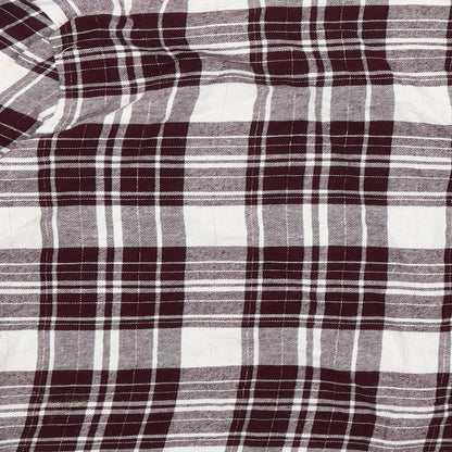 Boux Avenue Womens Red Plaid  Basic Button-Up Size 14