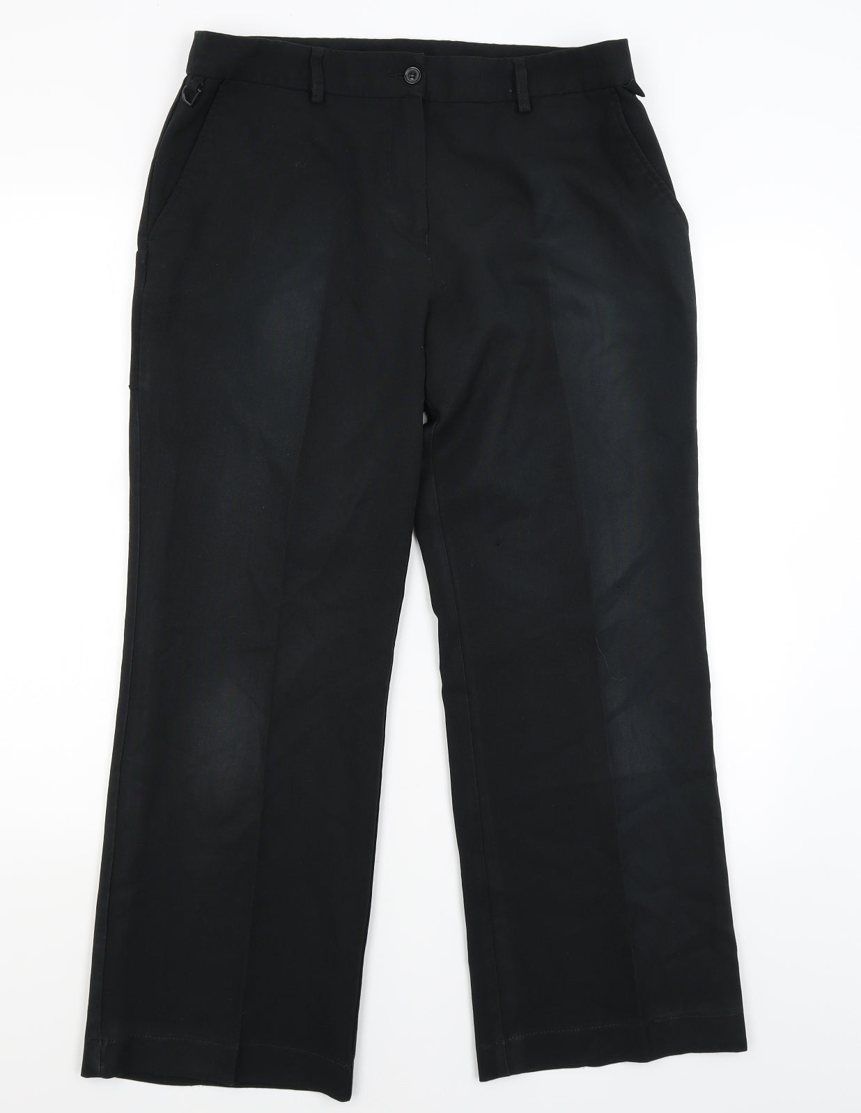 Dimensions Womens Black   Dress Pants Trousers Size 14 L26.5 in