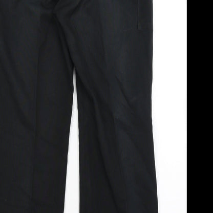 Dimensions Womens Black   Dress Pants Trousers Size 14 L26.5 in