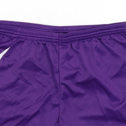 Errea Mens Purple   Athletic Shorts Size XS
