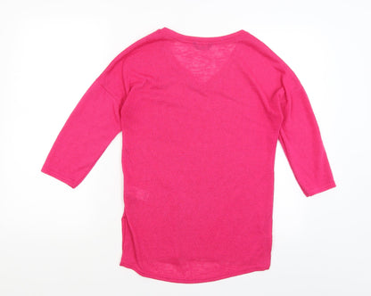 F&F Womens Pink   Basic T-Shirt Size 6