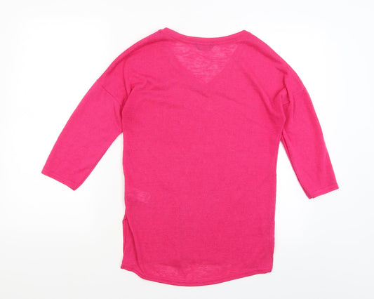 F&F Womens Pink   Basic T-Shirt Size 6