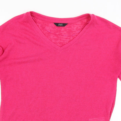 F&F Womens Pink   Basic T-Shirt Size 6