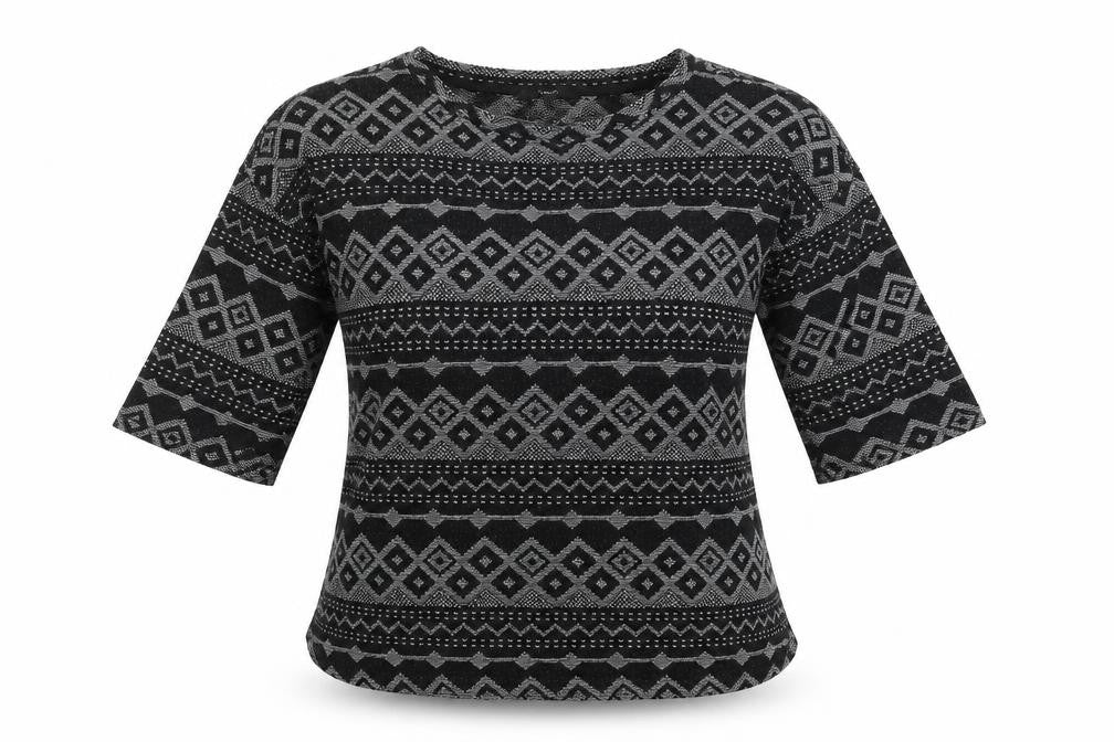 Womens UK Size 6 NEXT Black Basic T-Shirt