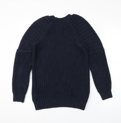 M&S Womens Blue   Pullover Jumper Size 8