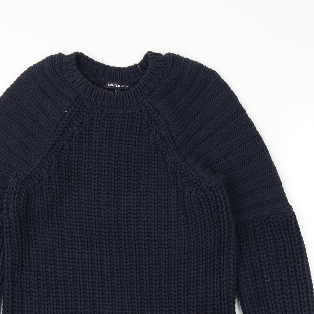M&S Womens Blue   Pullover Jumper Size 8