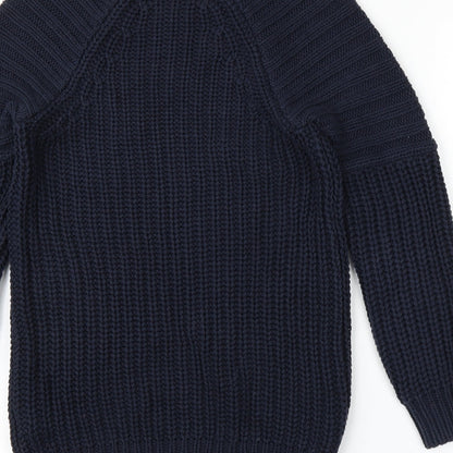 M&S Womens Blue   Pullover Jumper Size 8