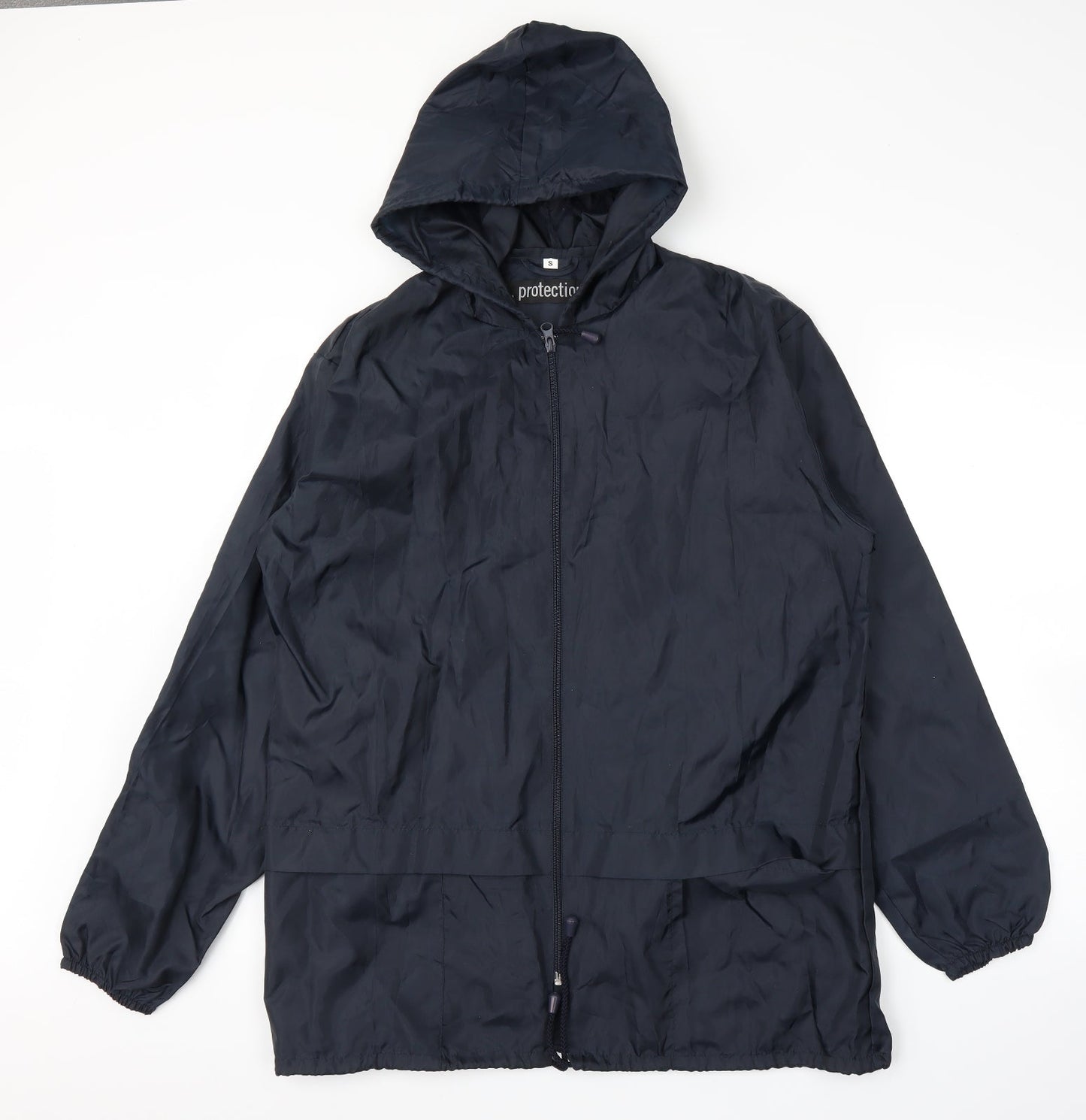 Mens UK Size S Protection Blue Rain Coat