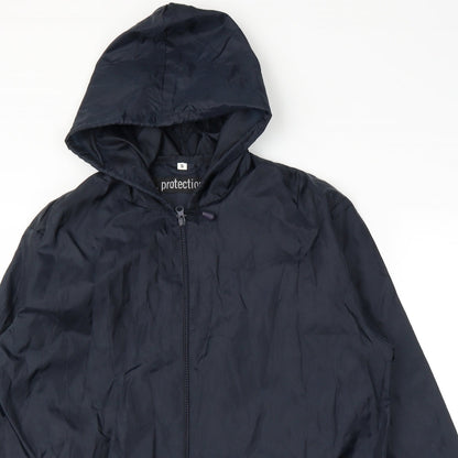 Mens UK Size S Protection Blue Rain Coat